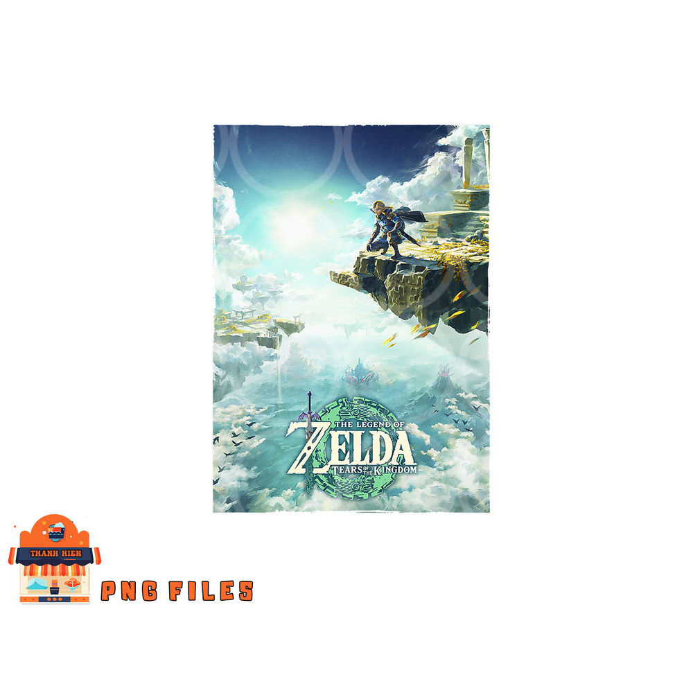 The Legend of Zelda Tears Of The Kingdom Box Art Poster png, digital download copy.jpg