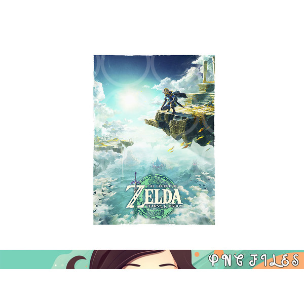 The Legend of Zelda Tears Of The Kingdom Box Art Poster png, - Inspire  Uplift