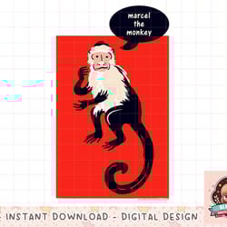 friends marcel the monkey png, instant download, digital print