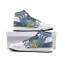 eevee evolution pokemon jd1 shoes, snorlax pokemon jordan 1 shoes, eevee evolution shoes, pokemon sneakers