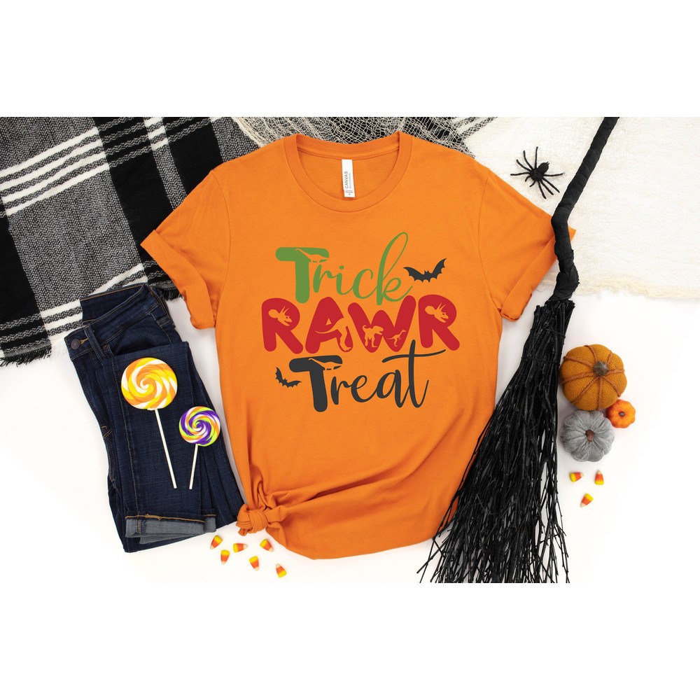 Trick RAWR Treat Shirt,Halloween Shirt,Halloween Party, Halloween T-shirt,Hocus Pocus Shirt,Halloween Funny Tee,Halloween Dinosaur Shirt - 3.jpg