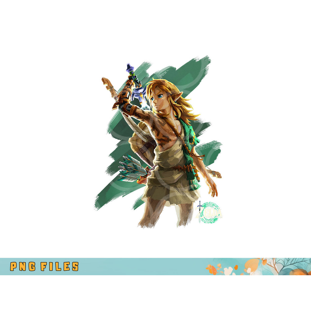 The Legend of Zelda Tears Of The Kingdom Link Hero Poster png, digital download copy.jpg