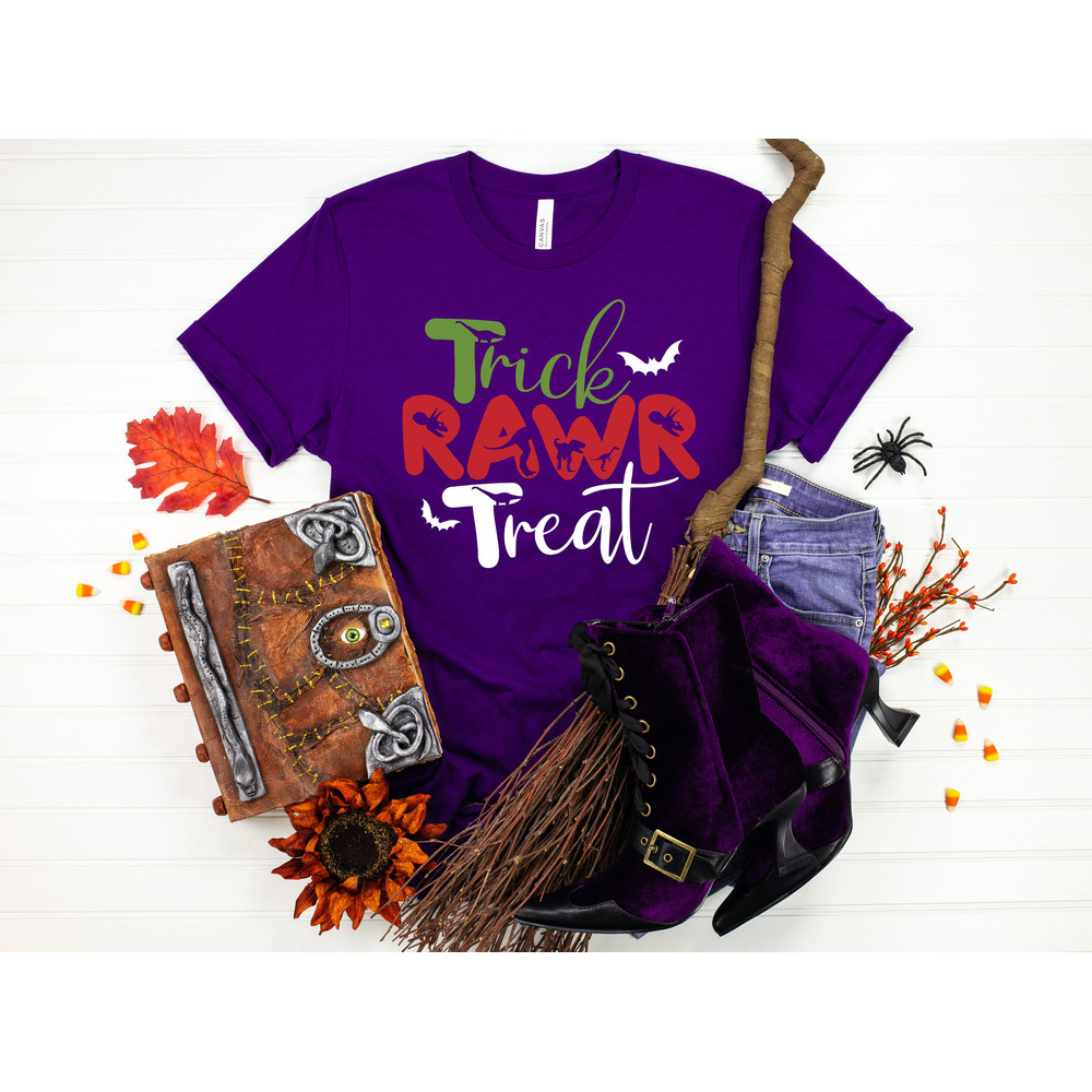 Trick RAWR Treat Shirt,Halloween Shirt,Halloween Party, Halloween T-shirt,Hocus Pocus Shirt,Halloween Funny Tee,Halloween Dinosaur Shirt - 4.jpg