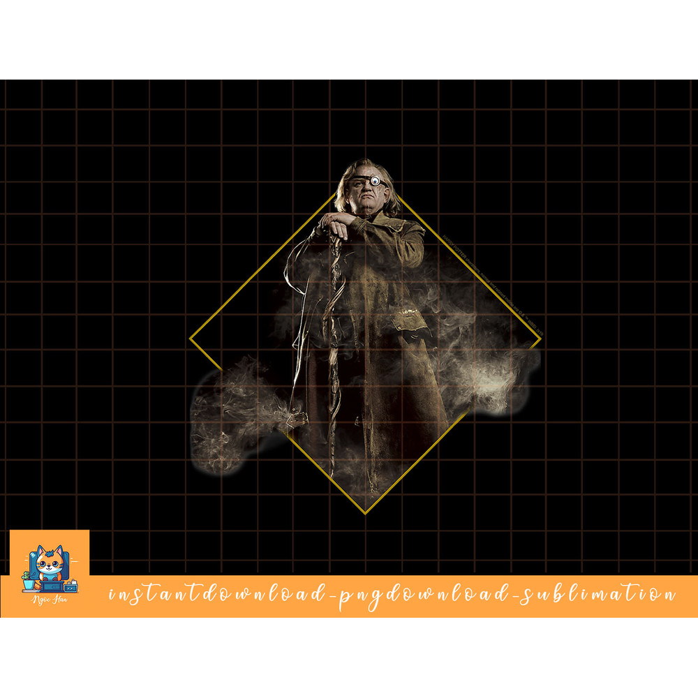 Harry Potter Alastor Mad Eye Moody Character Portrait png, sublimate, digital download.jpg