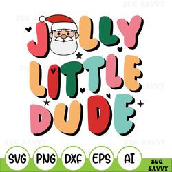 jolly little dude retro christmas svg, boy christmas svg design, xmas groovy svg, holly jollybabe, holiday
