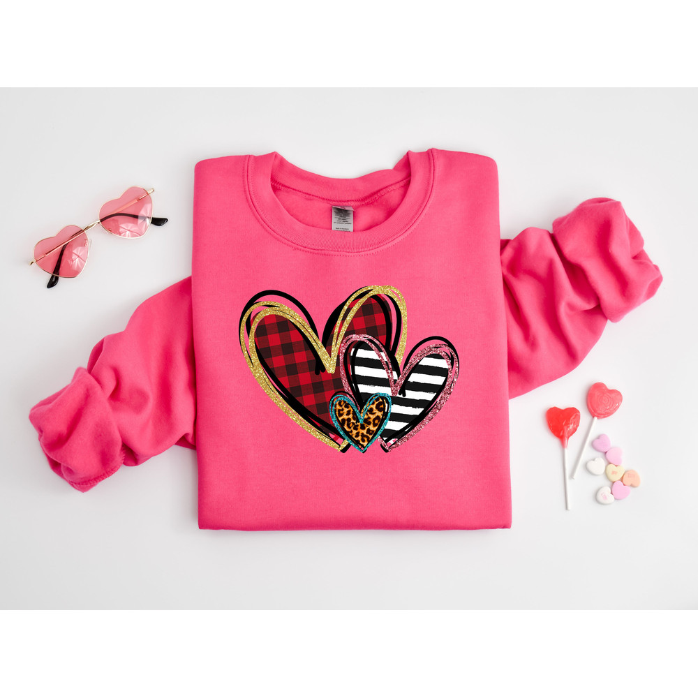 Valentine's Day Heart Sweatshirt,Leopard Love Heart Shirt,Valentines Day Shirts For Woman,Valentines Day Gift,Happy Valentine's Day Shirt - 2.jpg