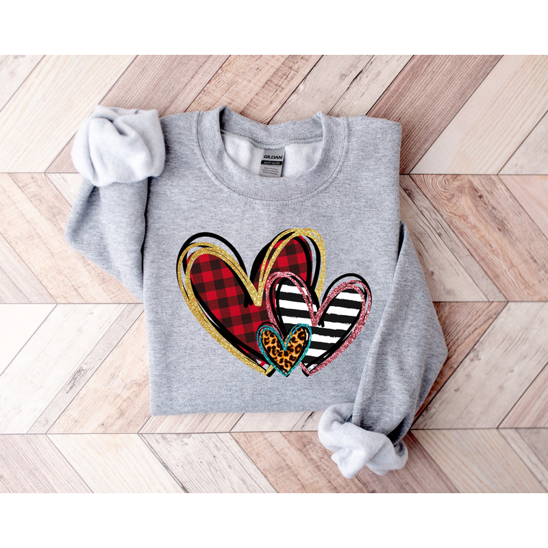 Valentine's Day Heart Sweatshirt,Leopard Love Heart Shirt,Valentines Day Shirts For Woman,Valentines Day Gift,Happy Valentine's Day Shirt - 4.jpg