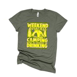weekend camping shirt,camping shirt,funny camping shirt,camping gift,camper shirt,camp squad shirt,matching friends camp
