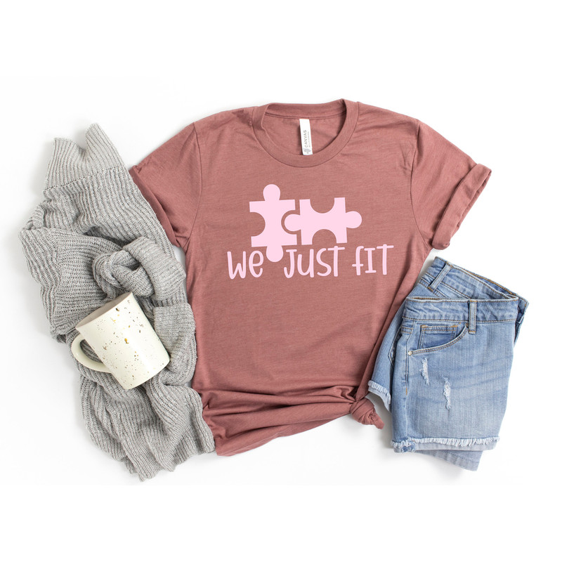 We Just Fit Shirts, Valentine's Shirt, Lovers Shirt, Valentine's Day Shirt, Funny Valentines Shirt, Gift for Valentines, Matching Shirts - 3.jpg