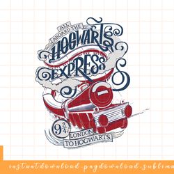 harry potter all aboard the hogwarts express png, sublimate, digital download