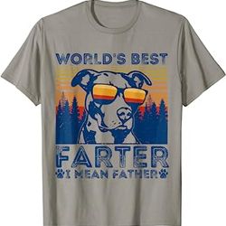 worlds best farter i mean father best dad ever cool dog mens t-shirt