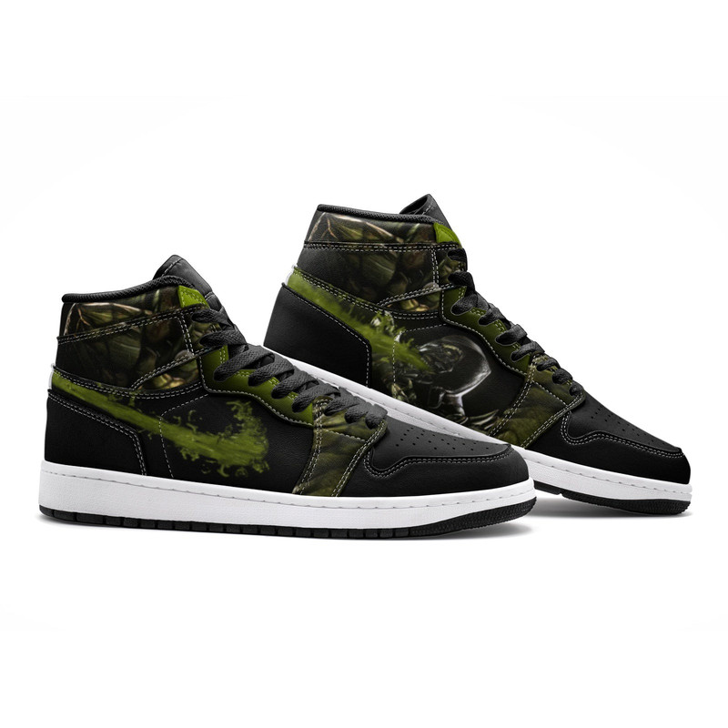 Reptile Mortal Kombat JD1 Shoes, Reptile Mortal Kombat Jordan 1 Shoes, Reptile Shoes, Mortal Kombat Sneaker