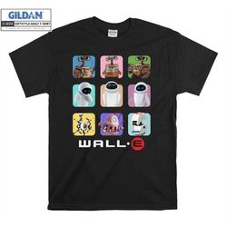 disney wall-e characters t shirt hoodie hoody t-shirt tshirt s-m-l-xl-xxl-3xl-4xl-5xl oversized men women unisex 8909