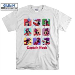 disney captain hook peter pan characters t shirt hoodie hoody t-shirt tshirt s-m-l-xl-xxl-3xl-4xl-5xl oversized men wome