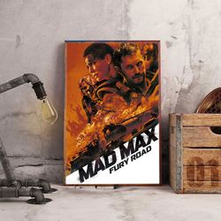 mad max wall art, mad max poster, movie poster, movie home decor, movie decoration, movie wall art