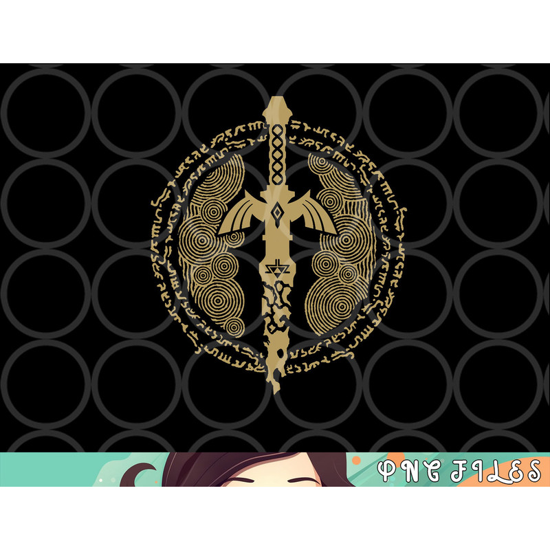 The Legend of Zelda Tears Of The Kingdom Master Sword Logo png, digital download copy.jpg