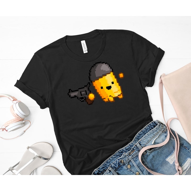 Bullet Kin - Enter the Gungeon Classic T-Shirt 94_Black_Black.jpg