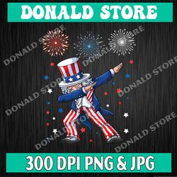dabbing uncle sam digital file, dabbing uncle sam png, 4th of july png, independence day png, american flag png, uncle