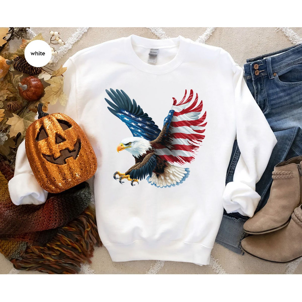 4th of July Crewneck Sweatshirt, Patriotic Hoodies and Sweaters, USA Flag Eagle Graphic Tees, American Hooded, Freedom Long Sleeve Tees - 3.jpg