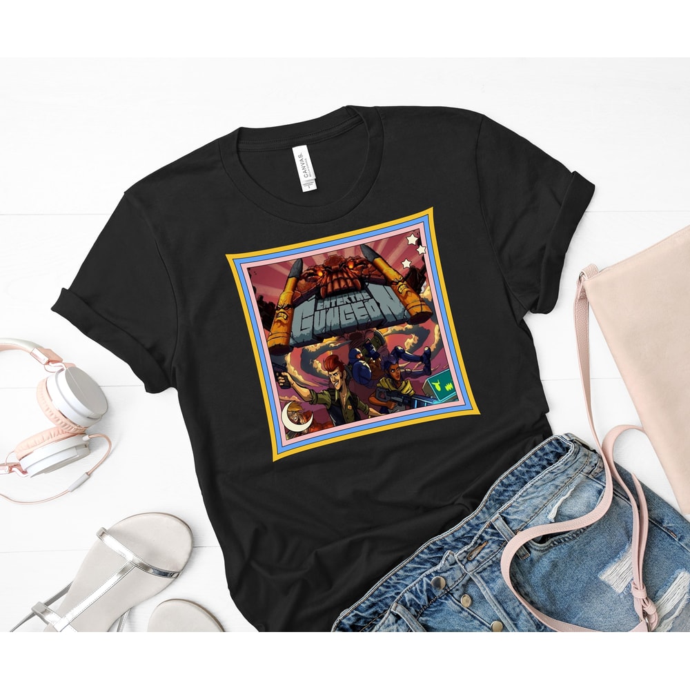 Enter The Gungeon the bullet Classic T-Shirt 31_Black_Black.jpg