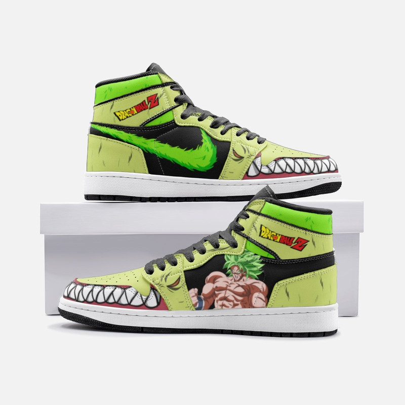 Broly and Bah Dragon Ball Z JD1 Shoes, Broly and Bah Dragon Ball Z Jordan 1 Shoes, Broly and Bah Sneaker Shoes