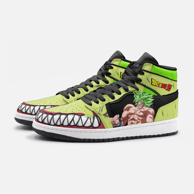 Broly and Bah Dragon Ball Z JD1 Shoes, Broly and Bah Dragon Ball Z Jordan 1 Shoes, Broly and Bah Sneaker Shoes