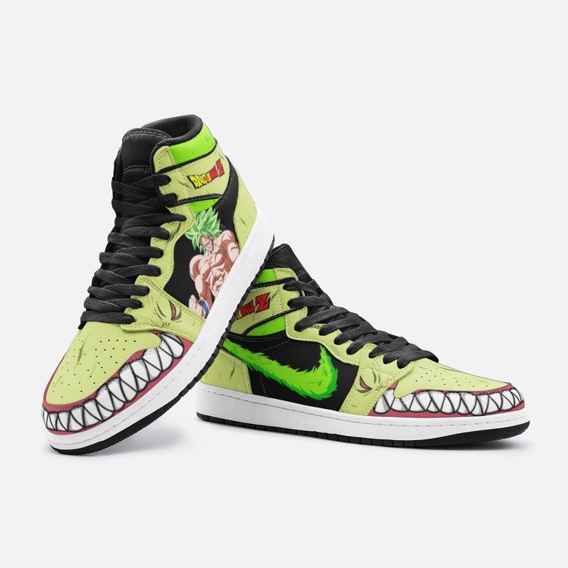 Broly and Bah Dragon Ball Z JD1 Shoes, Broly and Bah Dragon Ball Z Jordan 1 Shoes, Broly and Bah Sneaker Shoes