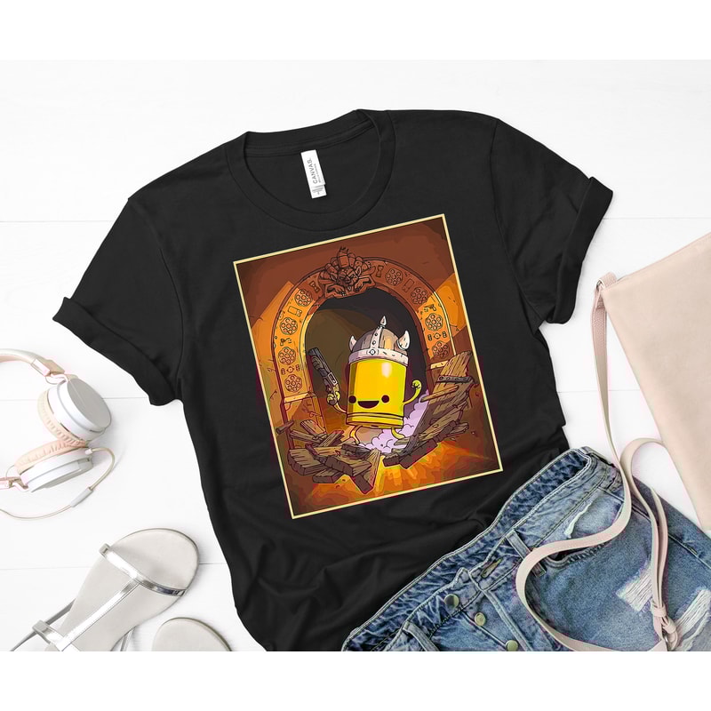 Mens My Favorite Enter The Gungeon Pixel Art Vintage Retro Classic T-Shirt 57_Black_Black.jpg