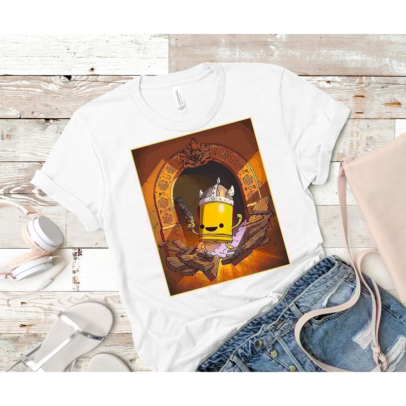 Mens My Favorite Enter The Gungeon Pixel Art Vintage Retro Classic T-Shirt 57_White_White.jpg