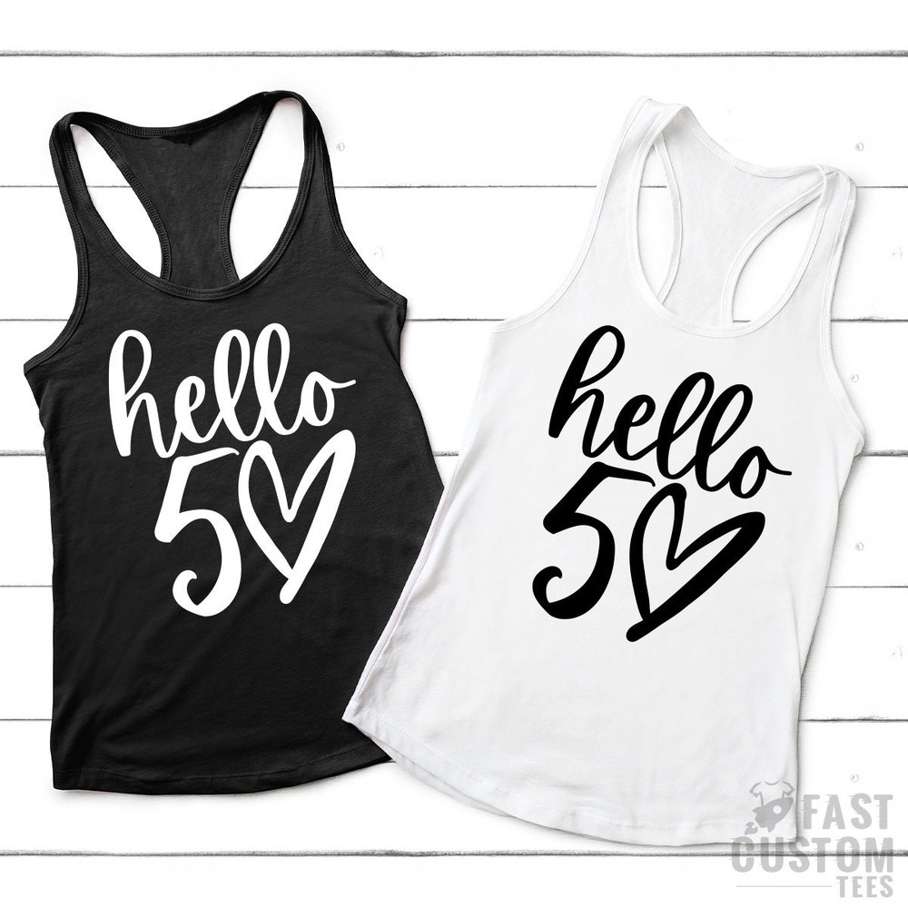 50th Birthday Shirt, Hello 50 TShirt, Fifty Years Old Gift, Hello Fifty Shirt, 50 Years Old Shirt, Birthday T Shirt, 50th Birthday Gift - 6.jpg
