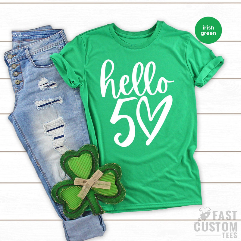 50th Birthday Shirt, Hello 50 TShirt, Fifty Years Old Gift, Hello Fifty Shirt, 50 Years Old Shirt, Birthday T Shirt, 50th Birthday Gift - 7.jpg