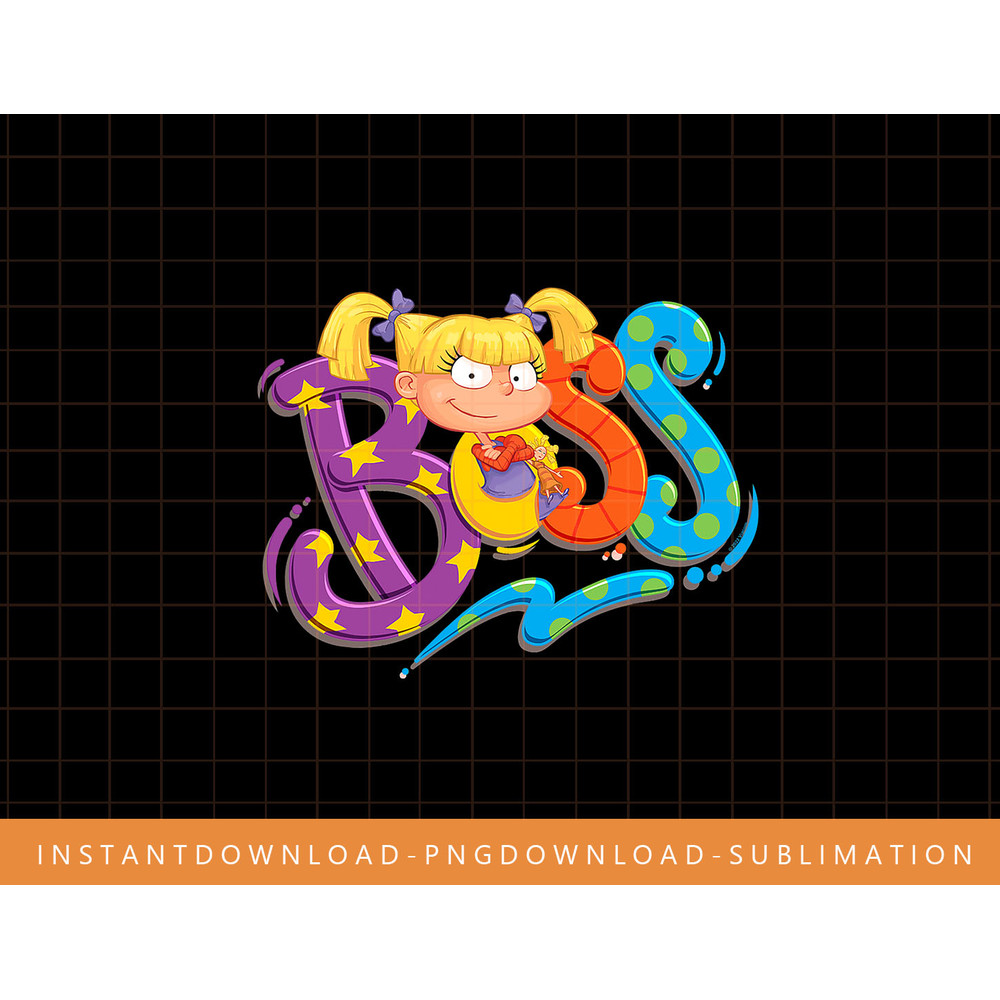 Rugrats Angelica is Boss png, sublimate, digital print.jpg