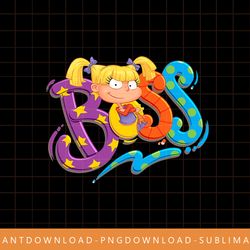rugrats angelica is boss png, sublimate, digital print