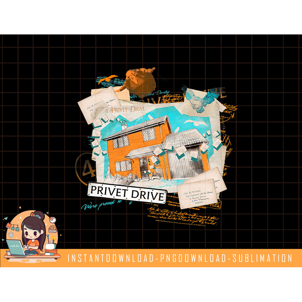Harry Potter 4 Privet Drive png, sublimate, digital download.jpg