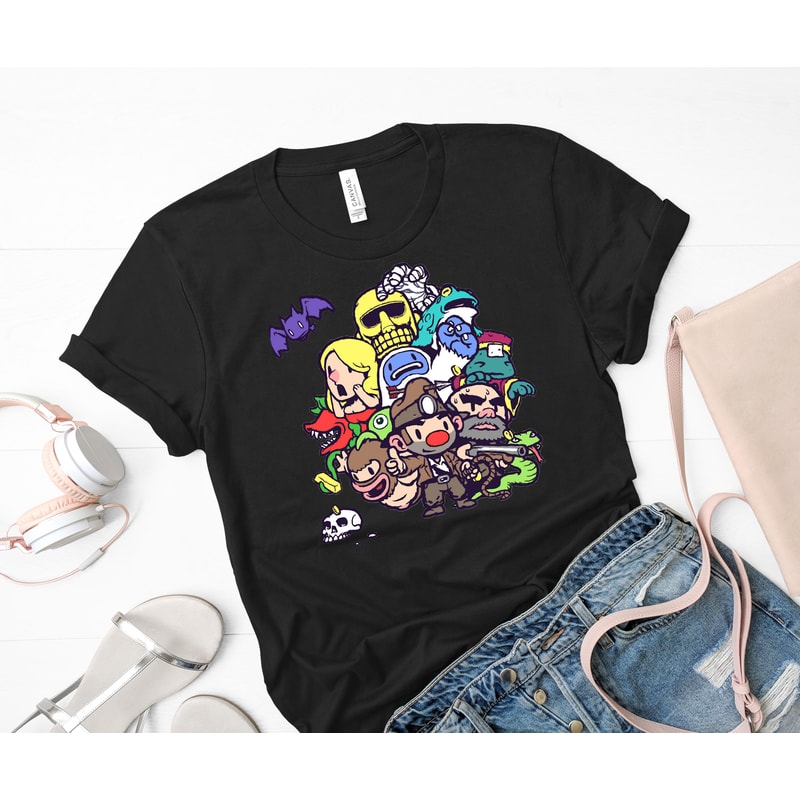 People Call Me Serious Cartoon Style Music Vintage Classic T-Shirt 71_Black_Black.jpg