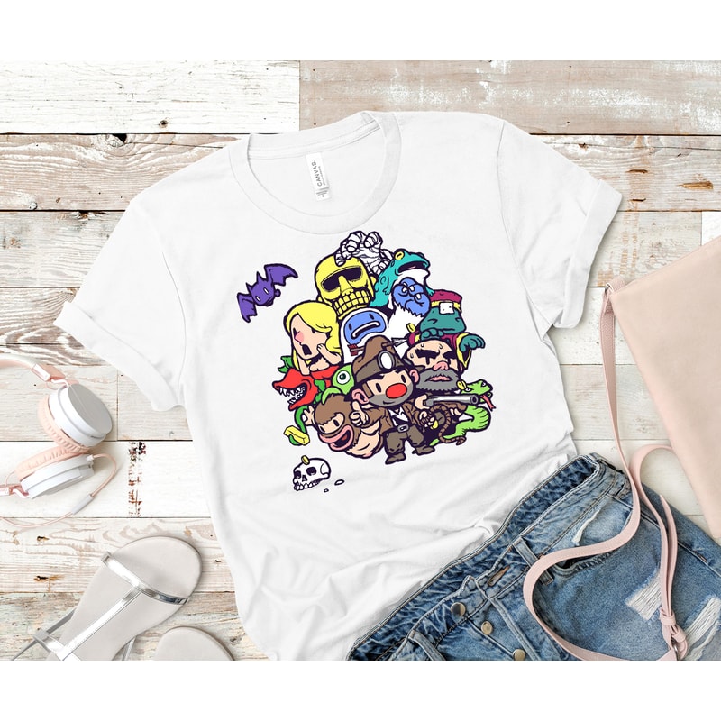 People Call Me Serious Cartoon Style Music Vintage Classic T-Shirt 71_White_White.jpg
