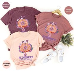 alzheimer support sweatshirt, alzheimer shirt, alzheimers gifts, alzheimers awareness t-shirt, alzheimer disease graphic
