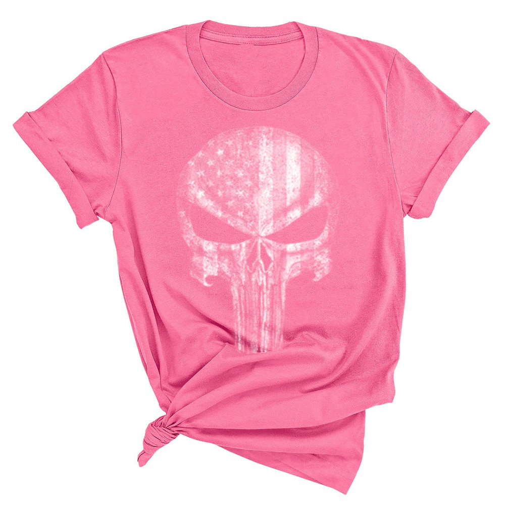 American Flag Skull Shirt, USA Flag T Shirt, Patriotic Shirt, 4th Of July Shirt, Military Veteran Shirt, Usa Army TShirt, Fourth of July Tee - 7.jpg