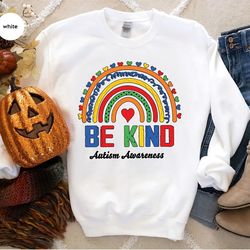 Autism Support Hoodies and Sweaters, Autism Awareness Crewneck Sweatshirt, Neurodiversity Long Sleeve T-Shirt, Autism Ho