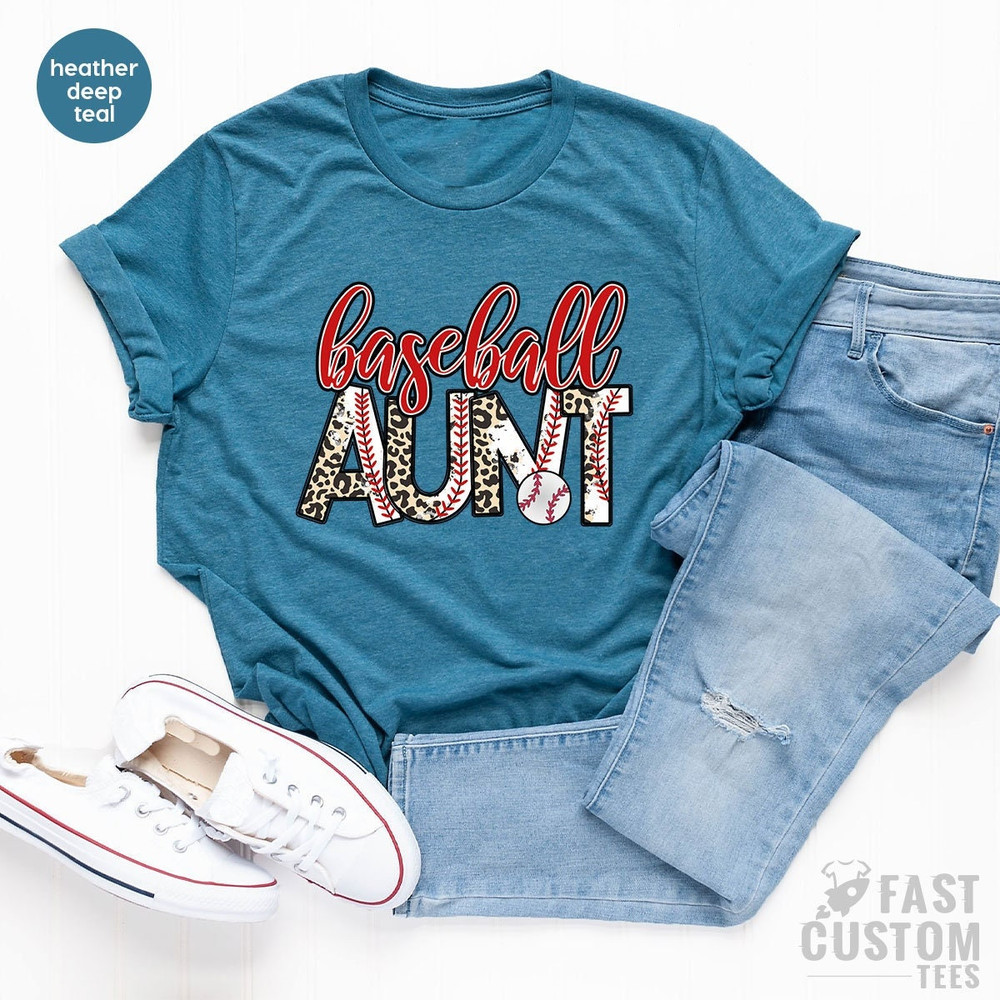 Baseball Aunt T-Shirt, Baseball Shirt, Sport Aunt Shirt, Baseball Auntie Shirt, Aunt T-Shirts, Aunt Gift Baseball, Baseball Family Shirts - 1.jpg