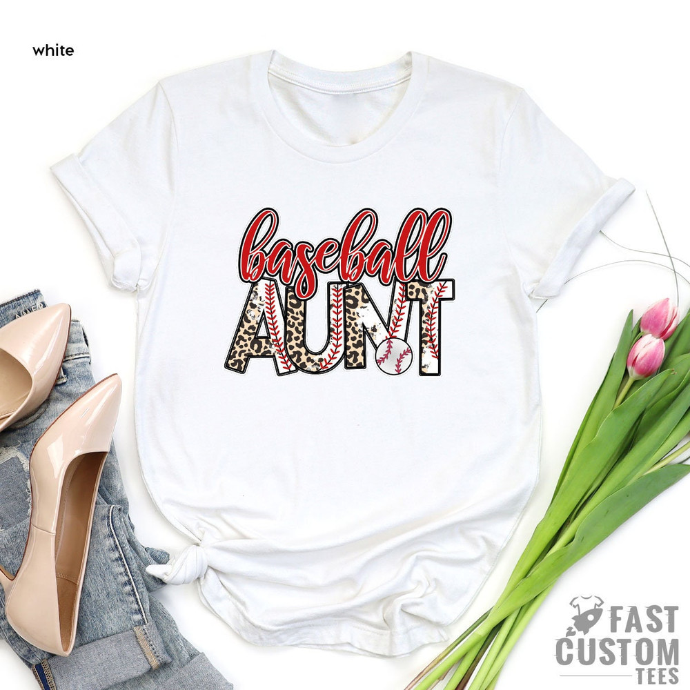 Baseball Aunt T-Shirt, Baseball Shirt, Sport Aunt Shirt, Baseball Auntie Shirt, Aunt T-Shirts, Aunt Gift Baseball, Baseball Family Shirts - 2.jpg