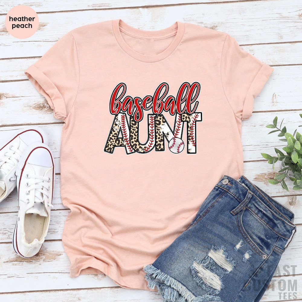 Baseball Aunt T-Shirt, Baseball Shirt, Sport Aunt Shirt, Baseball Auntie Shirt, Aunt T-Shirts, Aunt Gift Baseball, Baseball Family Shirts - 3.jpg