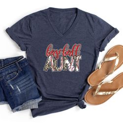 Baseball Aunt T-Shirt, Baseball Shirt, Sport Aunt Shirt, Baseball Auntie Shirt, Aunt T-Shirts, Aunt Gift Baseball, Baseb