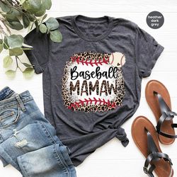 Baseball Mom Shirt, Baseball Sweatshirt, Gift for Mom, Baseball Graphic Tees, Mother's Day Gift, Baseball Mama T-Shirt,