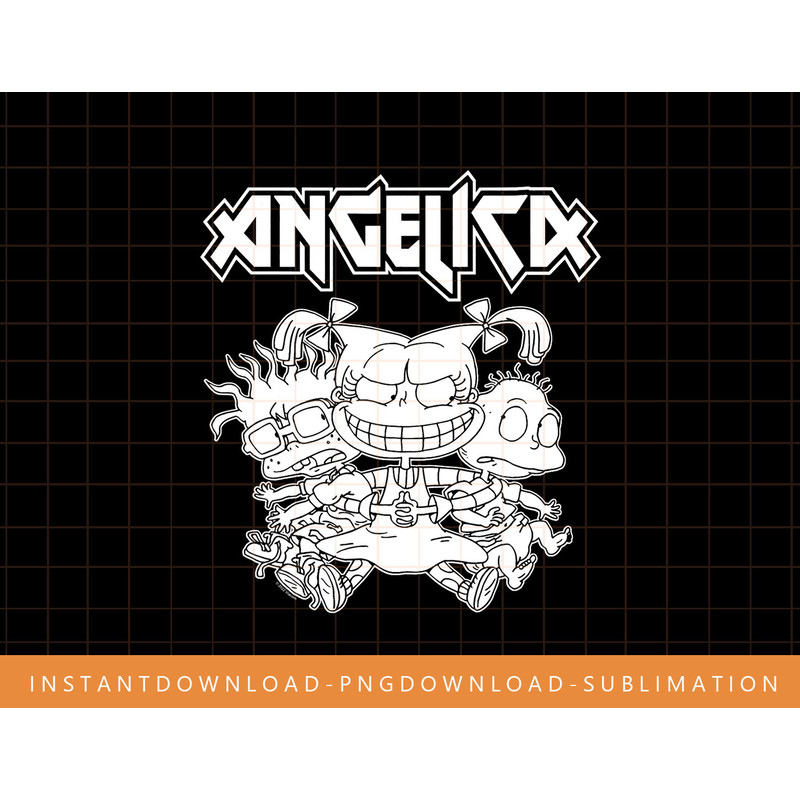 Rugrats Angelica Pickles Rocks png, sublimate, digital print.jpg