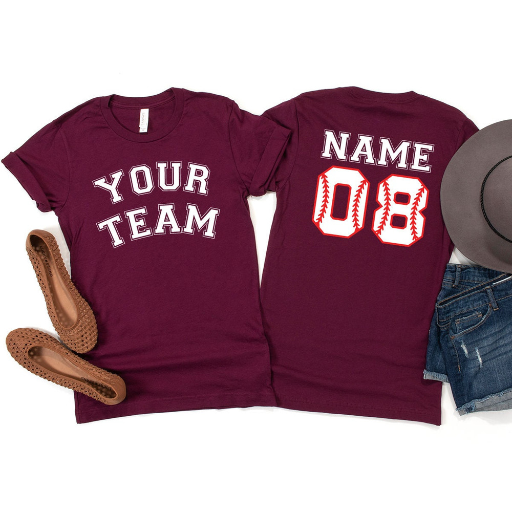 Baseball Team Shirts, Personalized Gift, Baseball Gift, Custom Player Name Shirt, Matching Baseball Team Shirts, Baseball Numbers Sweatshirt - 6.jpg