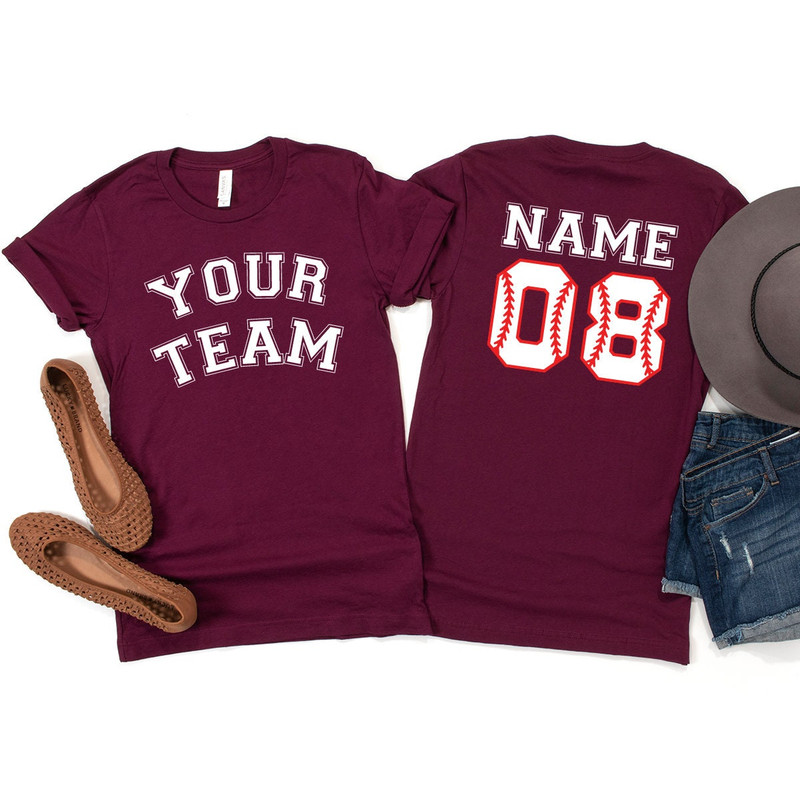 Baseball Team Shirts, Personalized Gift, Baseball Gift, Custom Player Name Shirt, Matching Baseball Team Shirts, Baseball Numbers Sweatshirt - 6.jpg