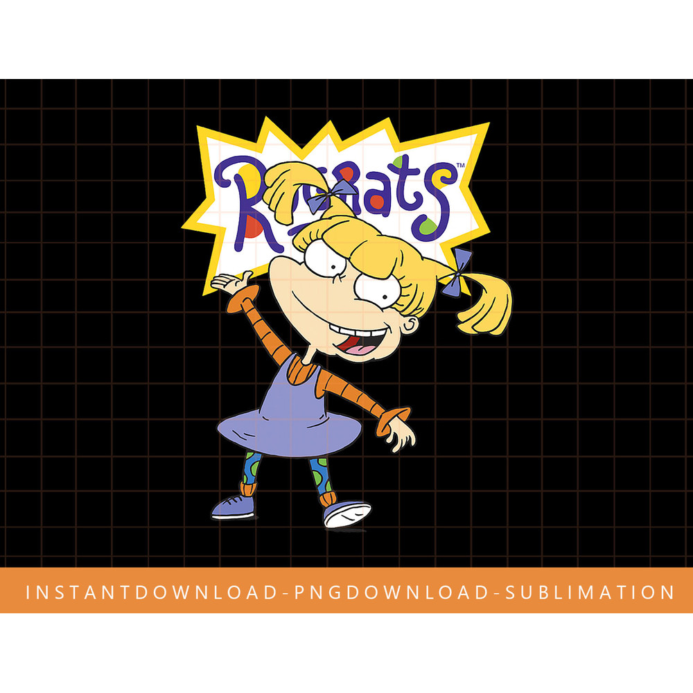 Rugrats Angelica Portrait Pose Logo png, sublimate, digital print.jpg