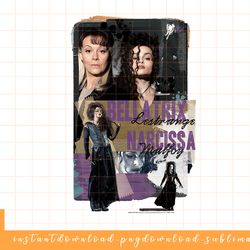 harry potter bellatrix lestrange & narcissa malfoy png, sublimate, digital download