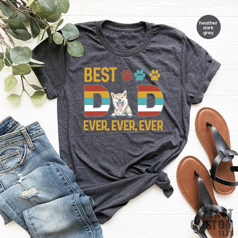 Best Dog Dad Ever Shirt, Dog Dad Shirt, Pet Lover Shirt, Father's Day Shirt, Funny Dog Dad T-shirt, Dog Lover Gift - 1.jpg
